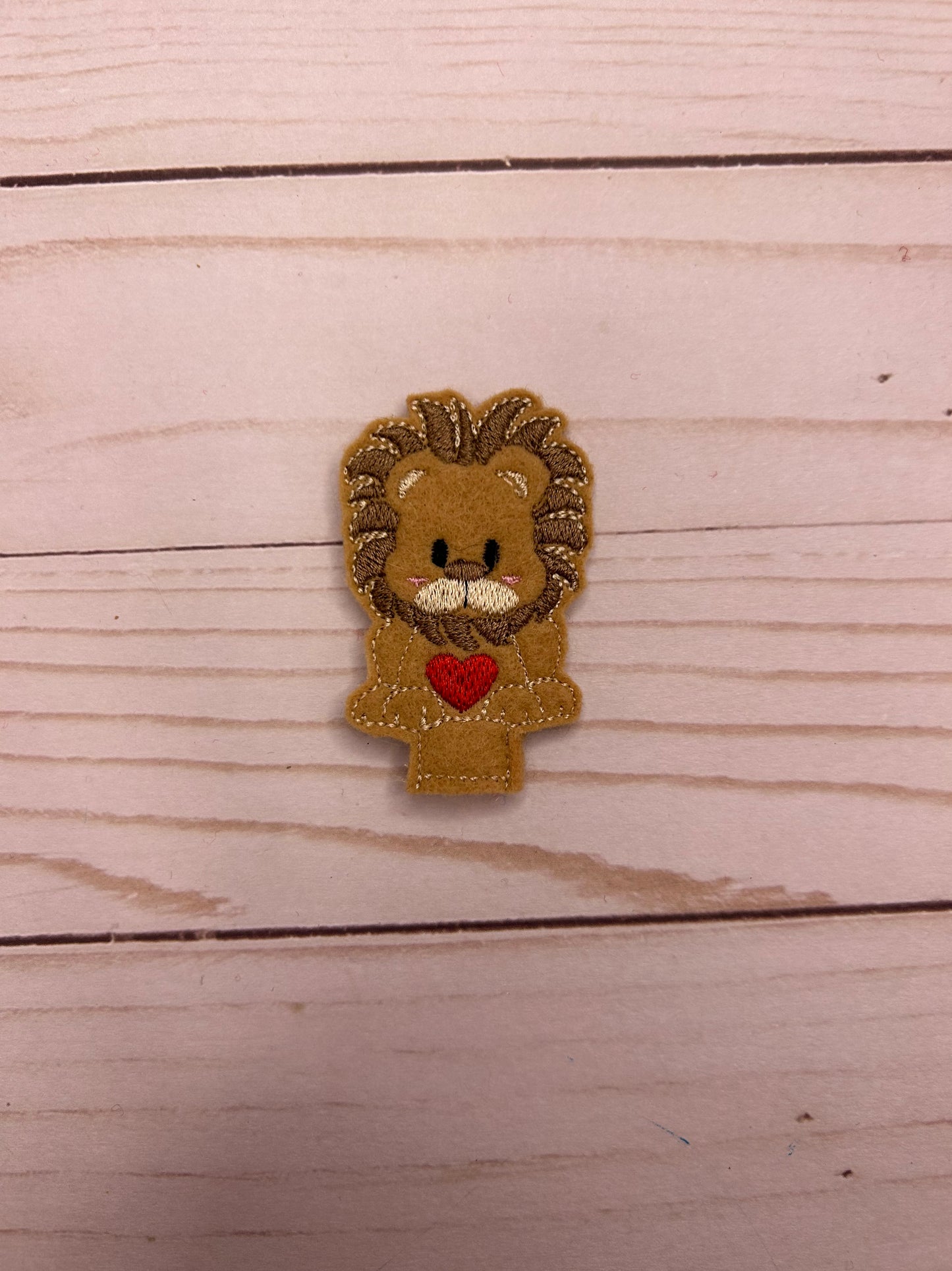 Lion Heart Pencil Topper | Embroidered Toppers, School Accessories, Back To School, Office Supplies, Pen Topper, School Supplies, Party Favor