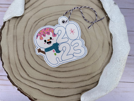Candy Cutie Snowman 2023 Ornament