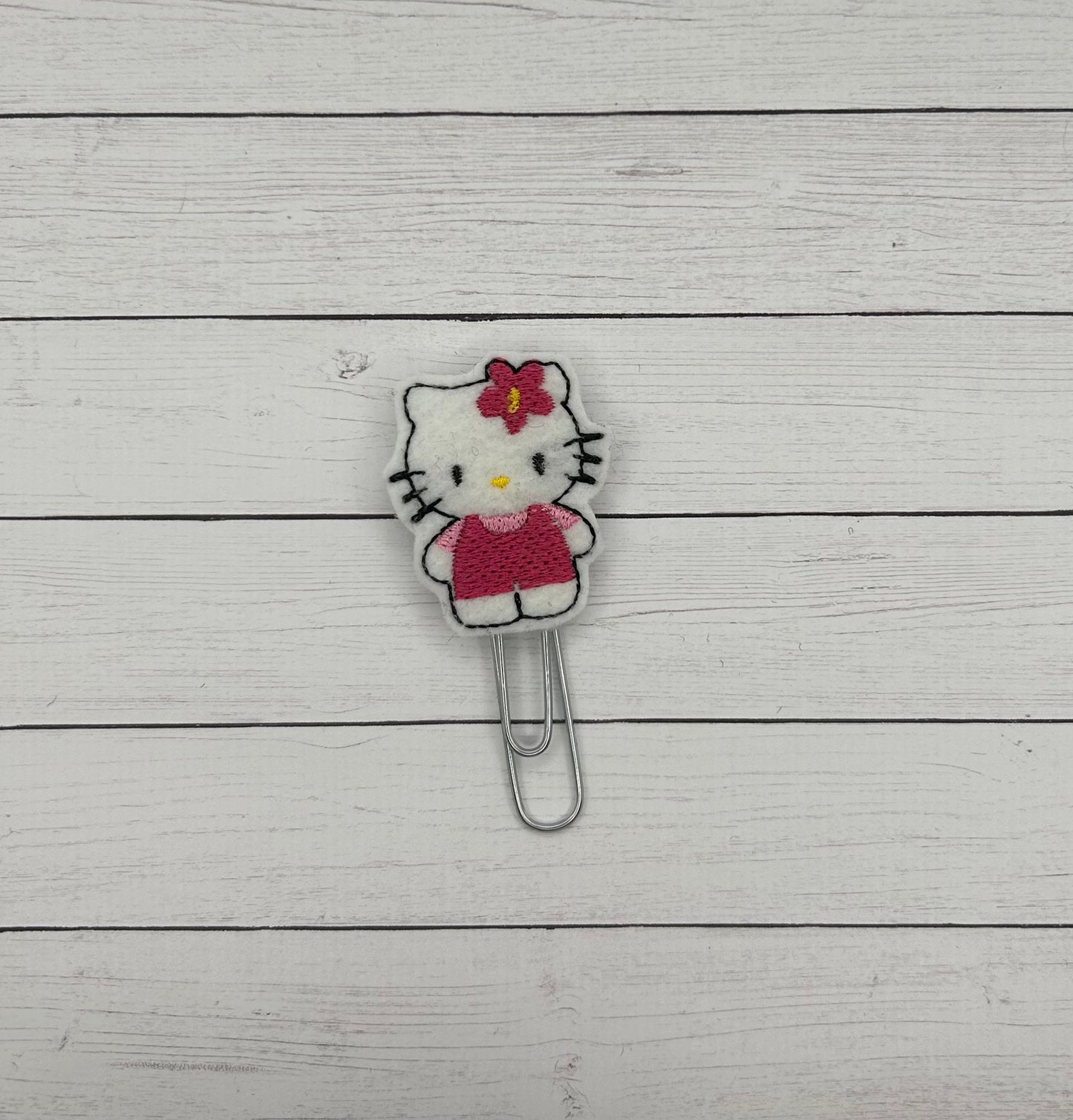 Felt Planner Clip | Embroidered Planner Tab, Embroidered Felties, Felties, Planner Clip, Planner Charm, Planner Tab, Bookmark, Planner Decor