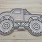 Monster Truck Coloring Doll